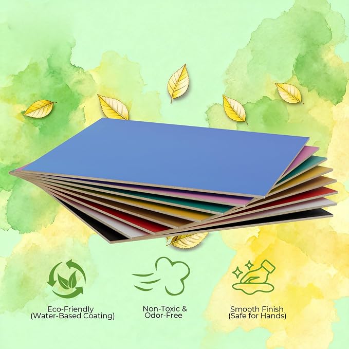 8 Pack Green Basswood for Laser Cutting, for Laser Engraving, DIY Craft Wood &