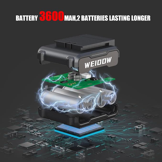 WEIDDW Laser Level 360° Green Cross Line Self Leveling Laser Measuring Tool