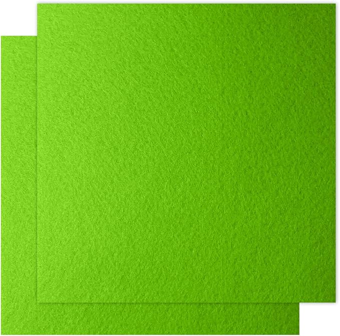 12" x 12" Felt Fabric Sheets for Crafts, Squares Felt Fabric Sheets, 1mm Thick