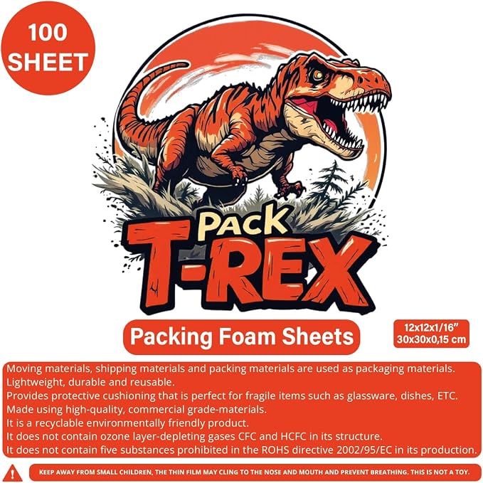 100 Pack Foam Sheets 7.87"x12" 1/16" Thick