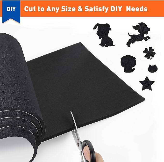 MAGZO Adhesive Sponge Neoprene Foam Padding, 1/2" Thick x 12" x 59",