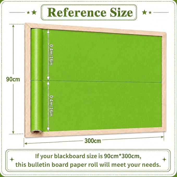 Lime Green Bulletin Board Roll Non-Woven Fabric Poster 16in X 20ft | Back to
