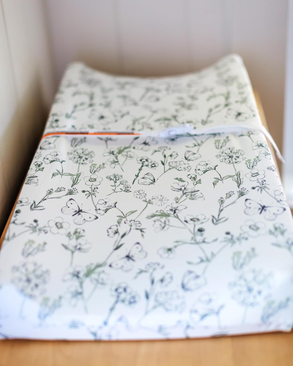 Baby Changing Pad Cover 2-Pack for Boys, Girls (Butterfly Garden) - Premium Fitted Sheets Baby Diaper Changing Table Cover - Buttery Soft Cotton Blend