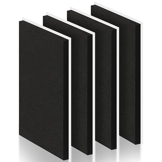 4 Pcs 0.5" Thick Foam Padding Sheet