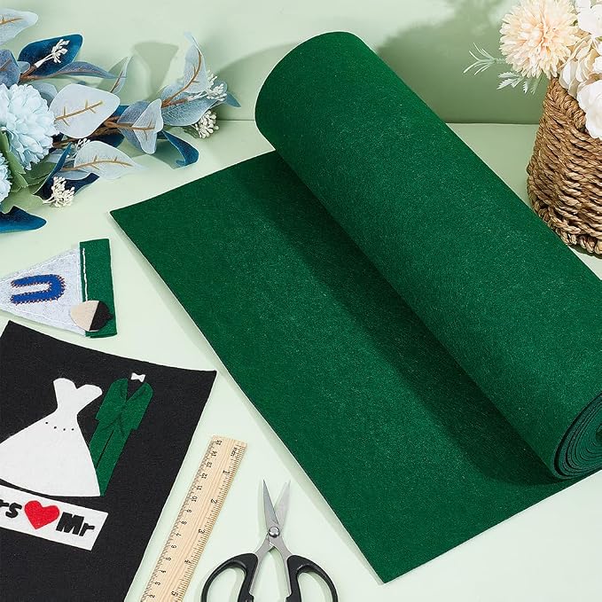 BENECREAT 118x15.7inch Felt Roll, 2mm Thick Nonwoven Felt Roll