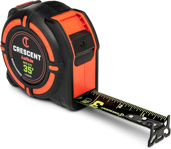 Crescent Lufkin 35 Ft. WORKHORSE NITE EYE Tape Measure | L1135NE