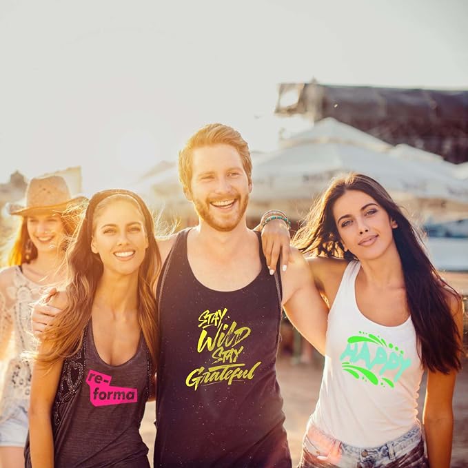 HTVRONT Neon Heat Transfer Vinyl Bundle