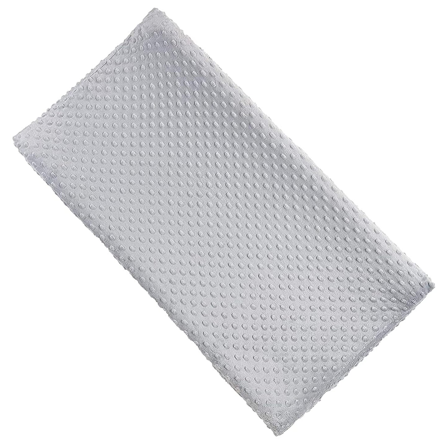 Solid Changing Table Pad Cover Cradle Sheet, Fits 32"/34''x16" Contoured Diaper Changing Pad, Ultra Soft Cozy Minky Dots Plush Changing Table Covers, Breathable Wipeable Removable (Grey)