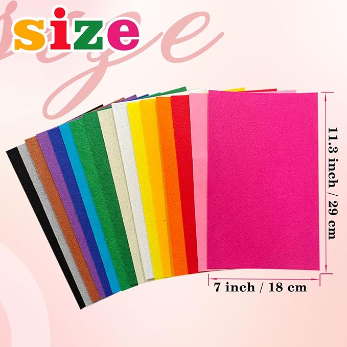 Jtnohx Felt for Crafts, Craft Felt Square for Sewing