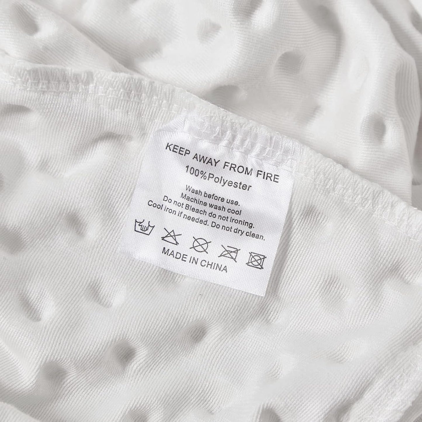 Changing Pad Cover Super Soft Dots Skin-Friendly Breathable Wipeable Changing Table Sheets for Baby Boy and Baby Girl (Bright White)