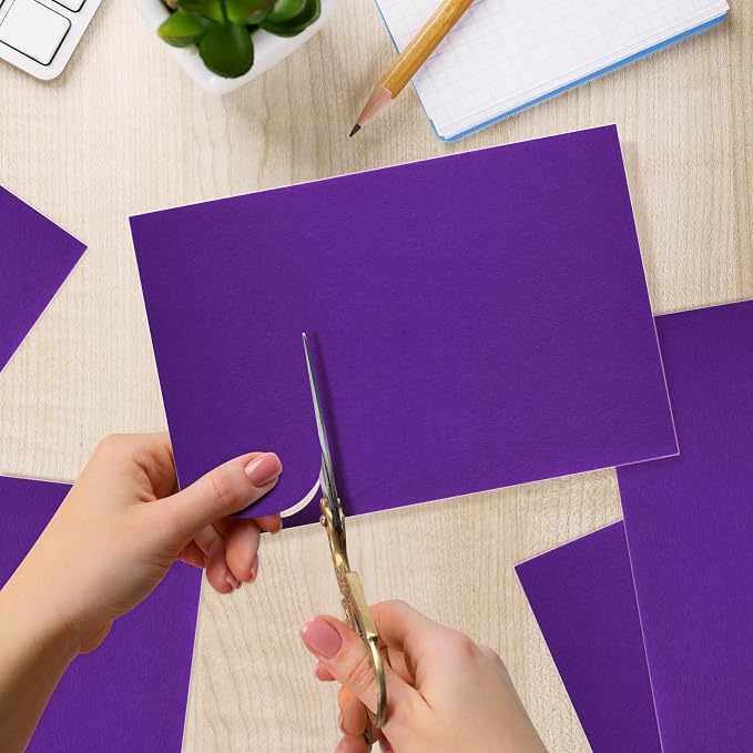 10PCS Purple Self Adhesive Felt Fabric Sheets Sticky Felt Sheets