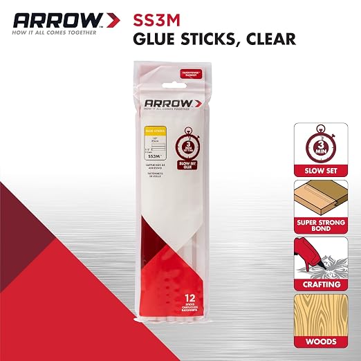 Arrow SS3M Full Size Slow Set Glue Sticks