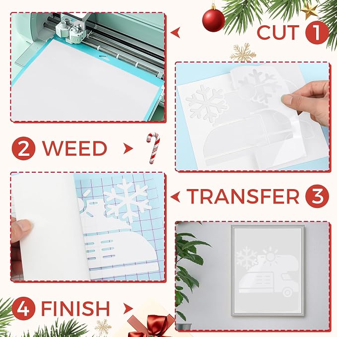 IModeur Glossy White Permanent Vinyl