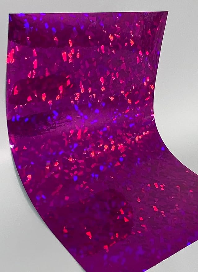 Holographic Crystal Sign Vinyl, HOLOCRYSTAL self-Adhesive Plastic