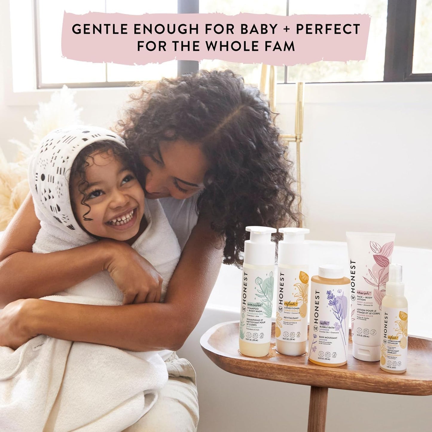 The Honest Company Hydrating Face + Body Lotion | Fast Absorbing, Naturally Derived, Hypoallergenic | Lavender Calm, 8.5 fl oz