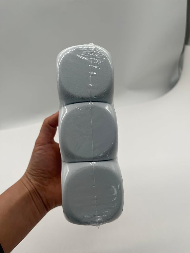 White EVA Foam Dices for Kids Graffiti, Building Blocks, Creative Painting