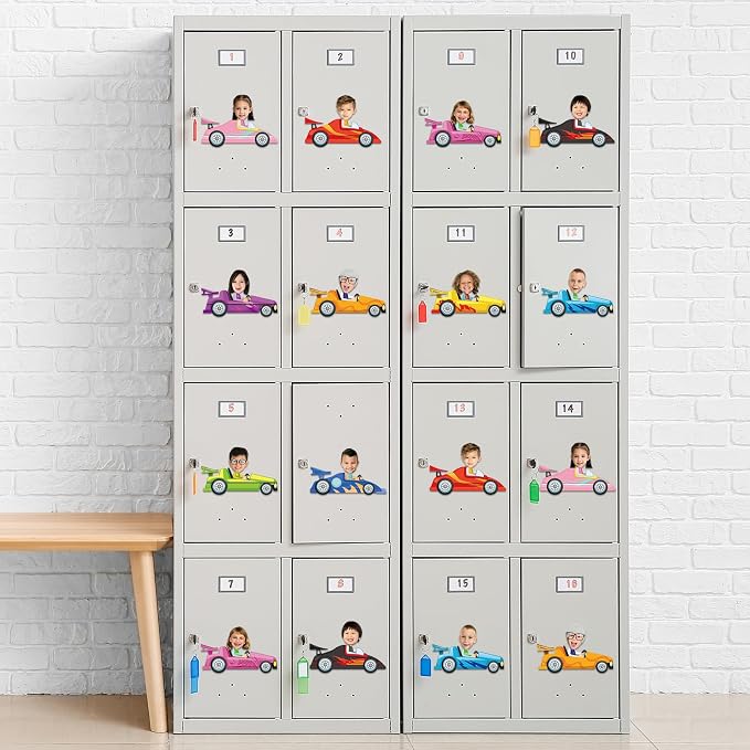 gisgfim 80Pcs Racing Car Cutouts Race Car Decorations Bulletin Board Auto Paper