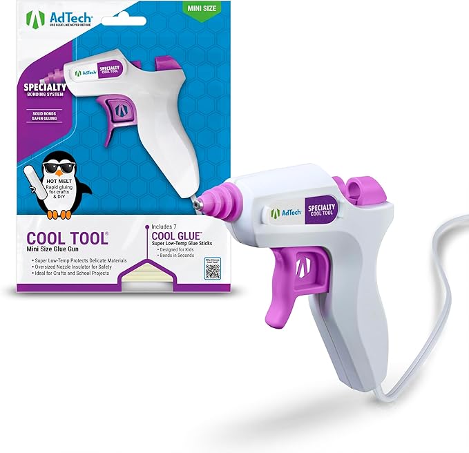 AdTech Ultra Low Temp Cool Glue Sticks, Mini 4-Inch – 15-Pack