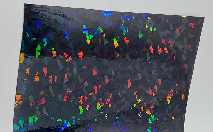 Holographic Crystal Sign Vinyl, HOLOCRYSTAL self-Adhesive Plastic