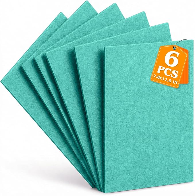 Aqua Green Stiff Felt Sheets 2mm Thick