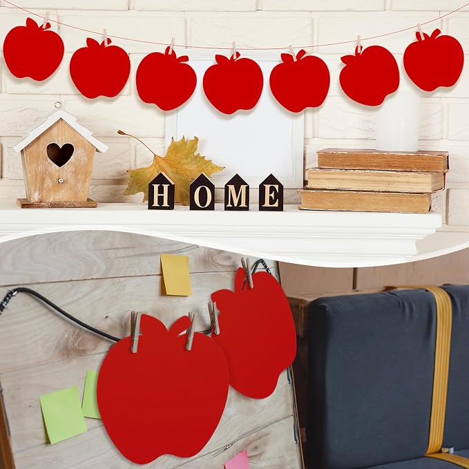 Ireer 48 Pcs Foam Apple Cut Outs Red Apples Shapes Cutouts Bulletin Board