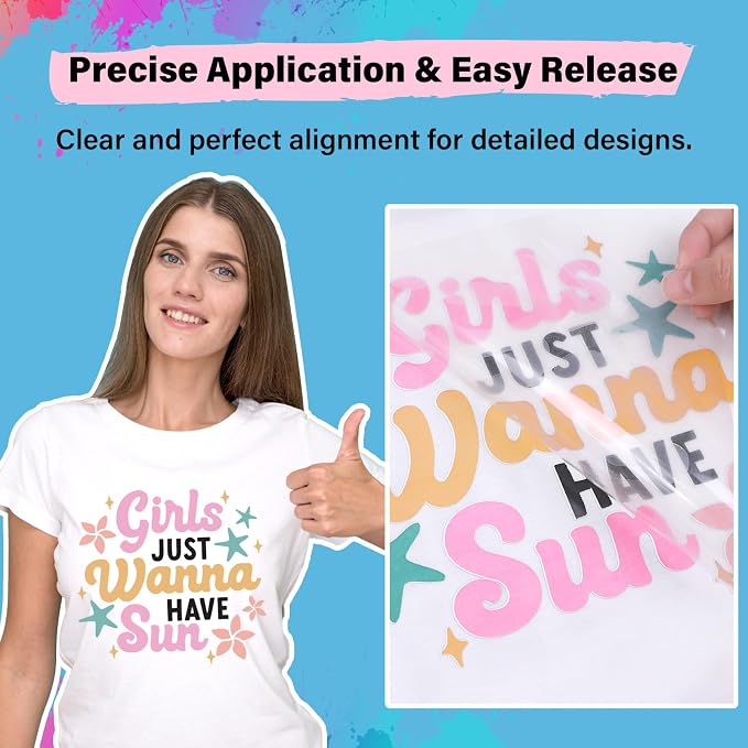 TECKWRAP Heat Transfer Mask for Heat Transfer Paper for T-Shirts 15PCS