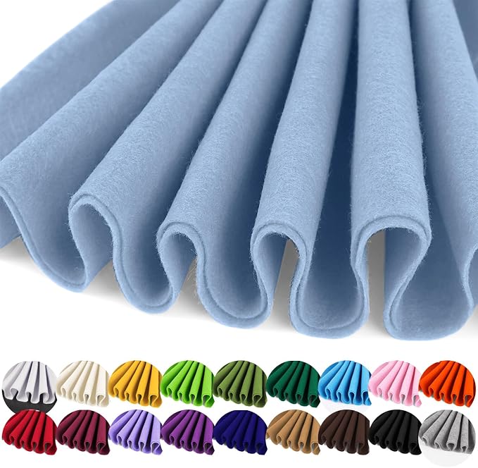 IONTACH 36" X 36" Soft Felt Fabric 1.6mm Thick | Felt Sheets
