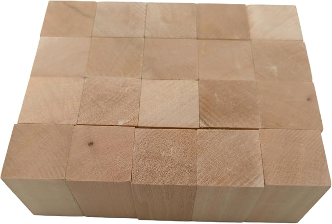 20PCS Basswood Carving Blocks, Whittling Wood Carving Kit, Unfinished Wooden