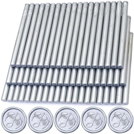 60pcs Wax Seal Sticks, HOSEALING Glue Gun Wax Seal Sticks