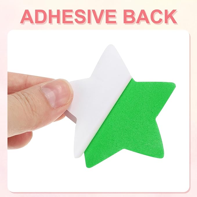 PATIKIL 2.2"x2.2" Star Foam Stickers