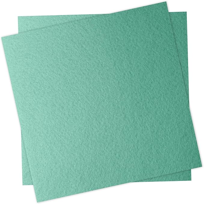 12" x 12" Felt Fabric Sheets for Crafts, 1mm Thick, Squares Felt Paper for