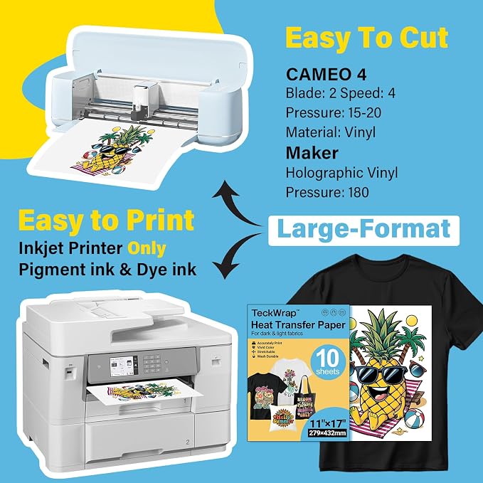 TECKWRAP Printable Heat Transfer Paper