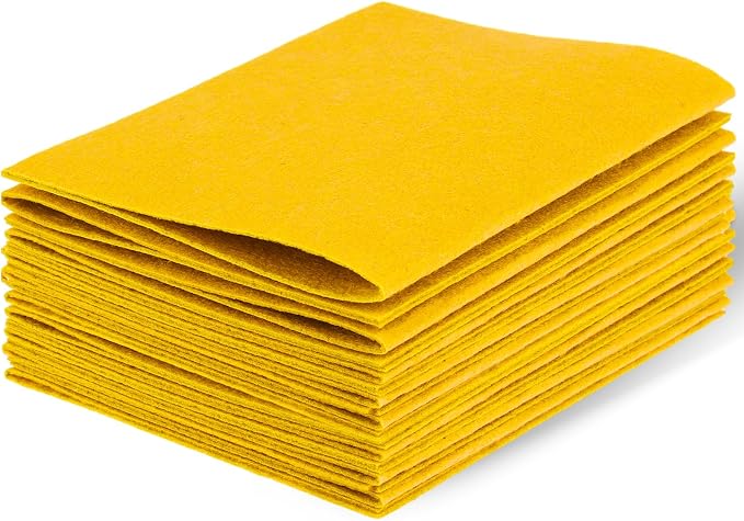 10Pcs Felt Sheets Fabric, 1mm | Polyester,