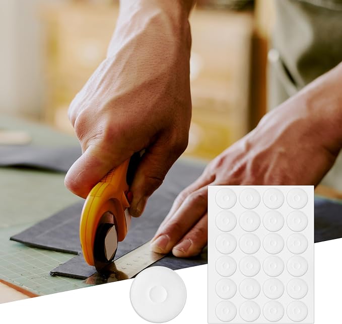 96PCS Non-Slip Silicone Grips for Quilting Templates Quilting Rulers, Adhesive