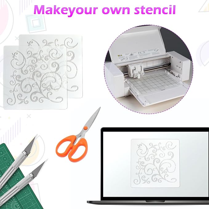 Translucent Blank Mylar Stencil Sheet,