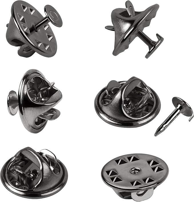JANYUN 120 Pairs Butterfly Clutch Tie Tacks Pin Back Safty Secure Locking |