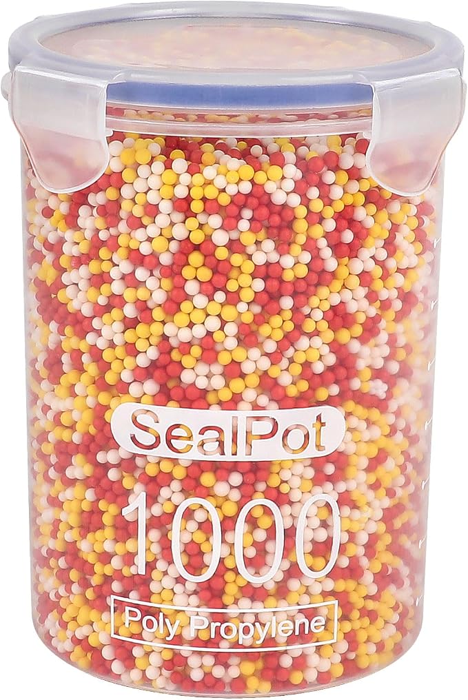 CCINEE 80000 Pieces Foam Balls Slime Supplies Colorful Foam Beads 2-3mm