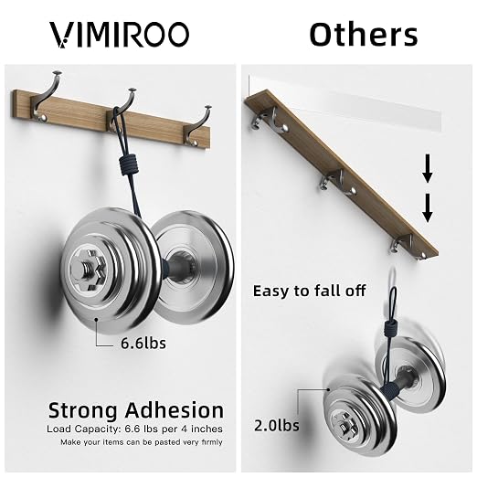 vimiroo 2 Pack Double Sided Tape Heavy Duty, Extra Large 16.4FT Nano Double