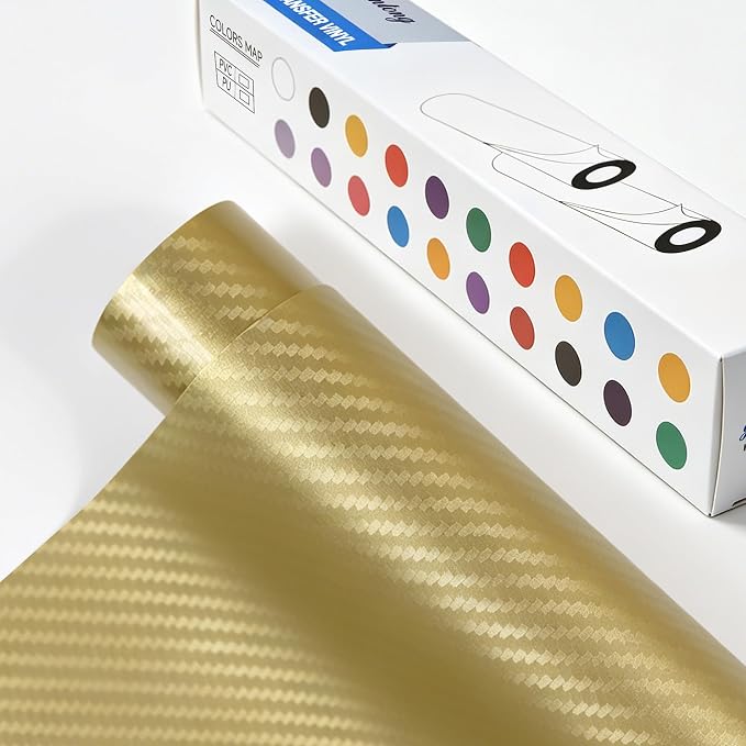 guangyintong Heat Transfer Vinyl Carbon Gold HTV Rolls, HTV Vinyl
