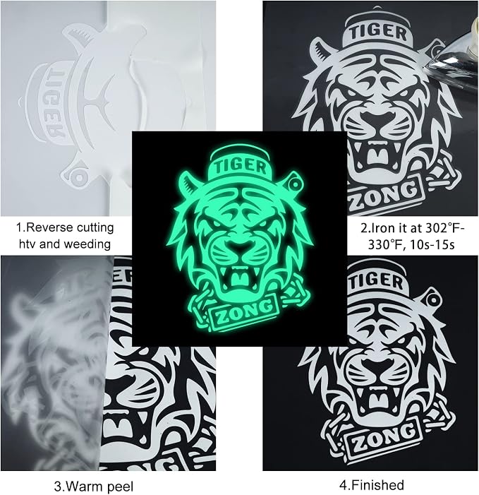 TUMIYA Luminous Green Heat Transfer Vinyl Rolls