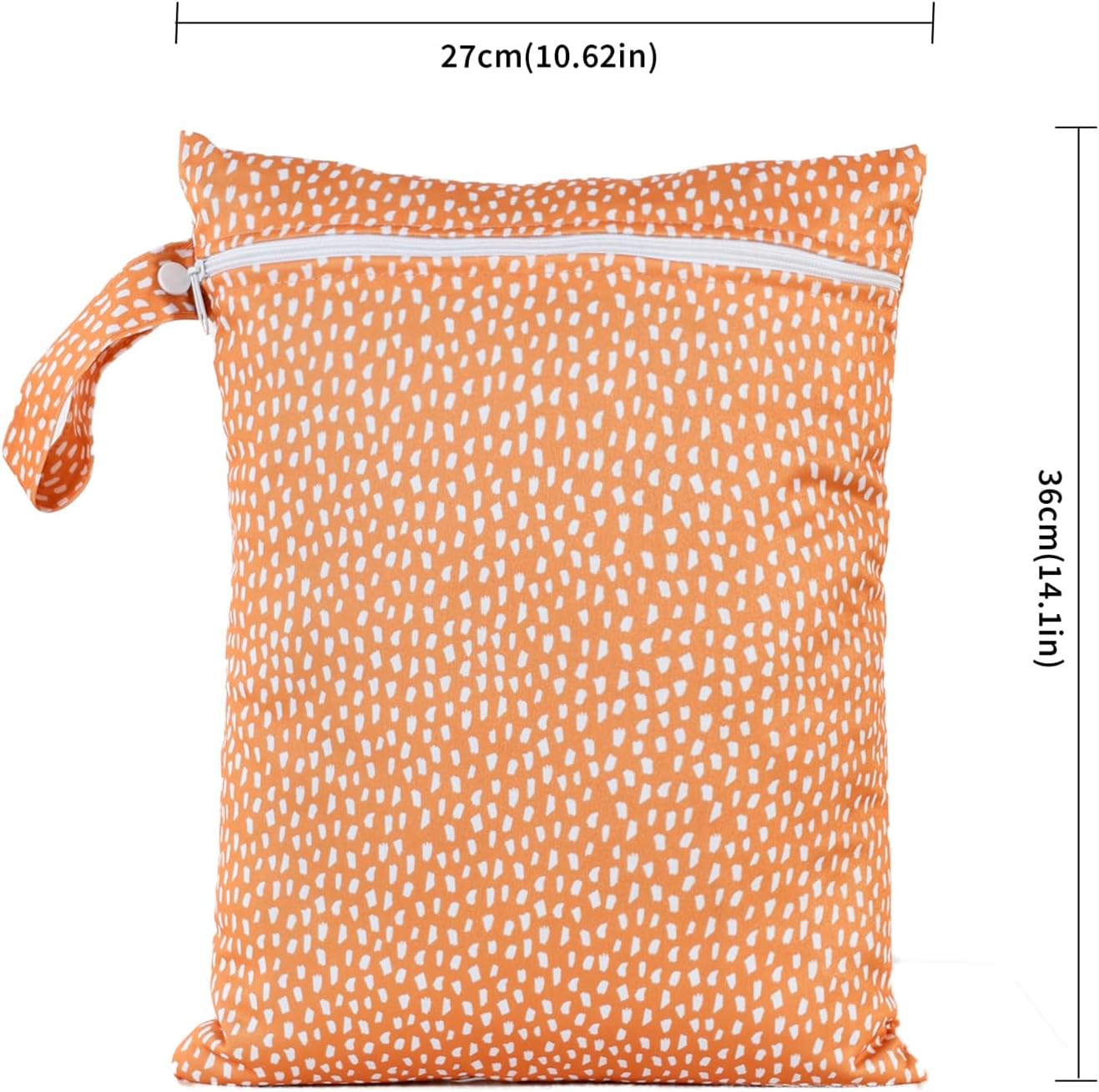 Happy Flute 3 Set Wet Bag Storage Bag Zipper Waterproof Washable Travel Bags, Beach, Pool, Gym Bag for Cloth Diaper, Swimsuits & Wet Clothes for Baby,11.8x15.7inch (YMX002-S11)