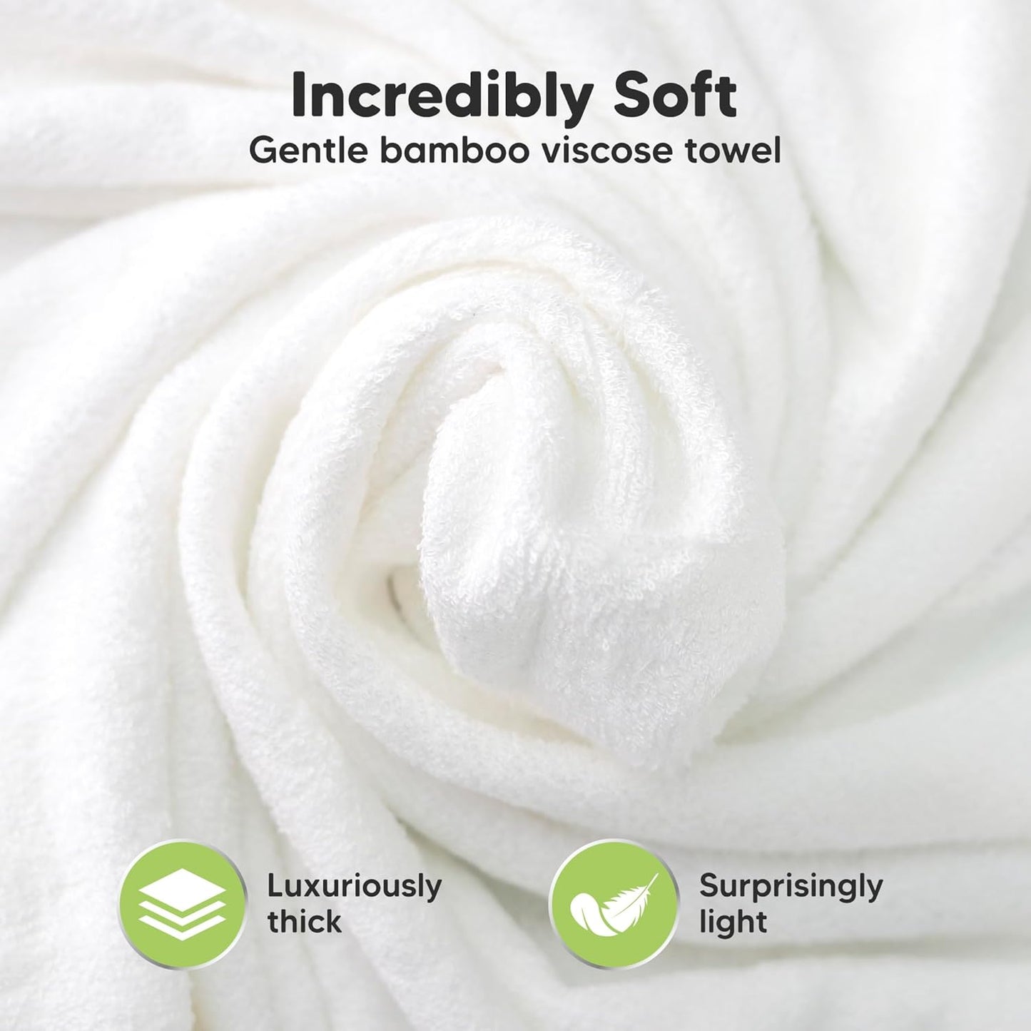 KeaBabies Hooded Baby Towel for Newborn - Viscose Derived from Bamboo Large Baby Bath Towels with Hood for Boys, Girls, Toddler, Extra Absorbent & Soft Newborn Bath Essentials (Triceratops, Petite)