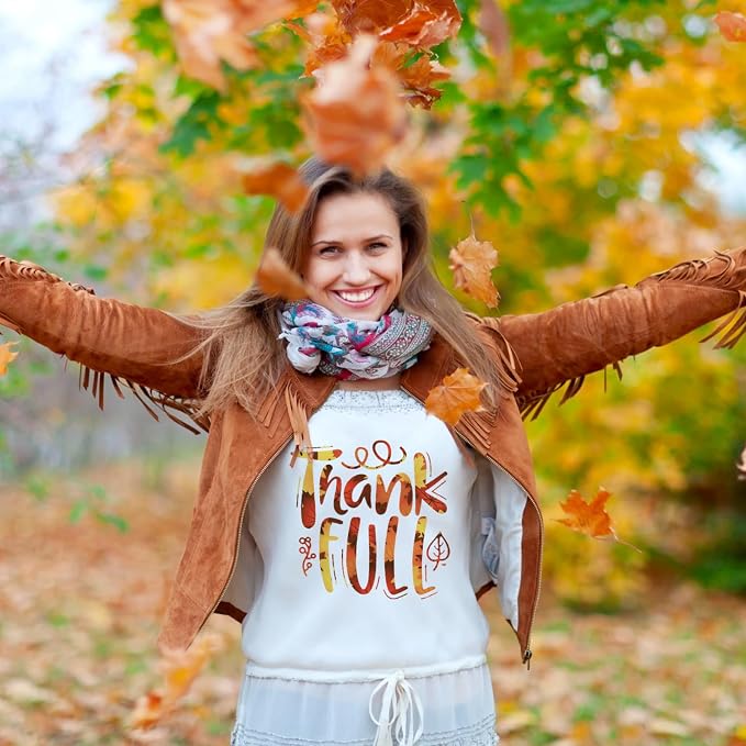 Tintnut Fall Autumn Heat Transfer Vinyl, 10 Sheets 12×10in Iron on Vinyl | Fall