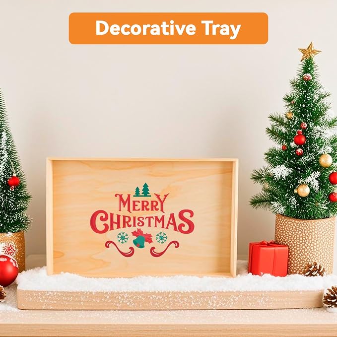 Wooden Serving Trays with Handle