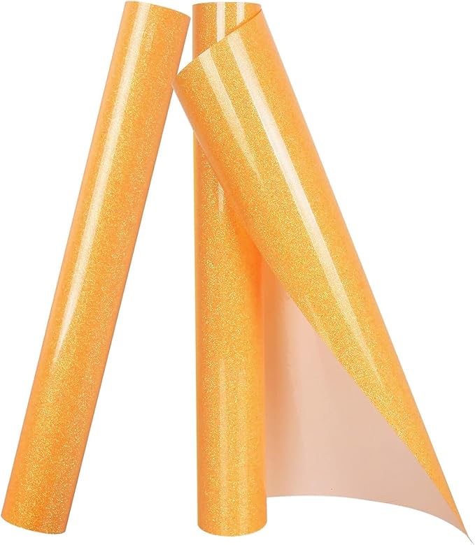 TORC Neon Glitter HTV Heat Transfer Vinyl Roll 12 inch x 10 ft Iron on Vinyl
