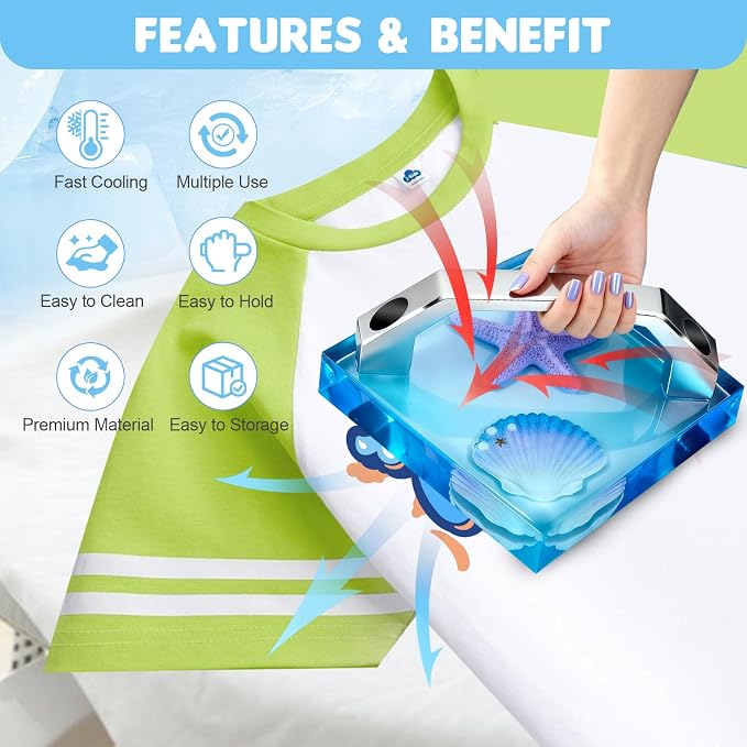 HTV Cooling Block with Handle, Craft Tool Cooler