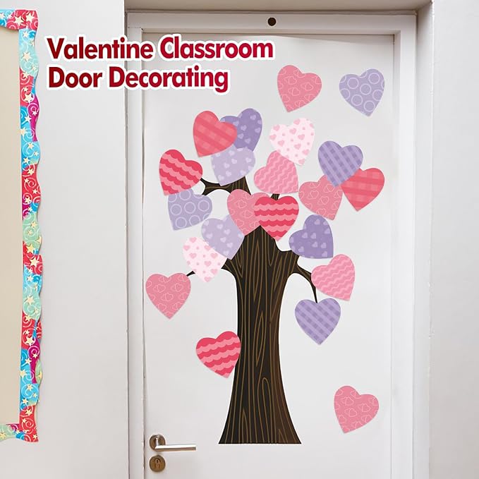 90 Pieces Heart Cutouts Paper Hearts Heart Shape Cards 5.5 Inches Large