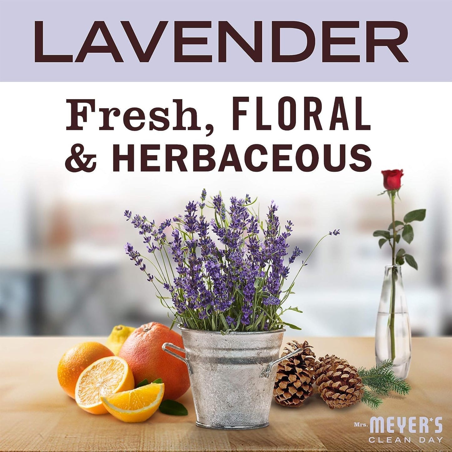 Mrs. Meyer’s Clean Day Lavender Laundry Detergent Concentrated Loads Per Bottle (64 Fl Oz (Pack of 4))