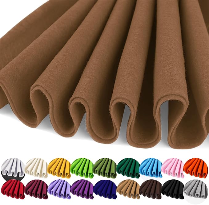IONTACH 36" X 36" Soft Felt Fabric 1.6mm Thick | Felt Sheets