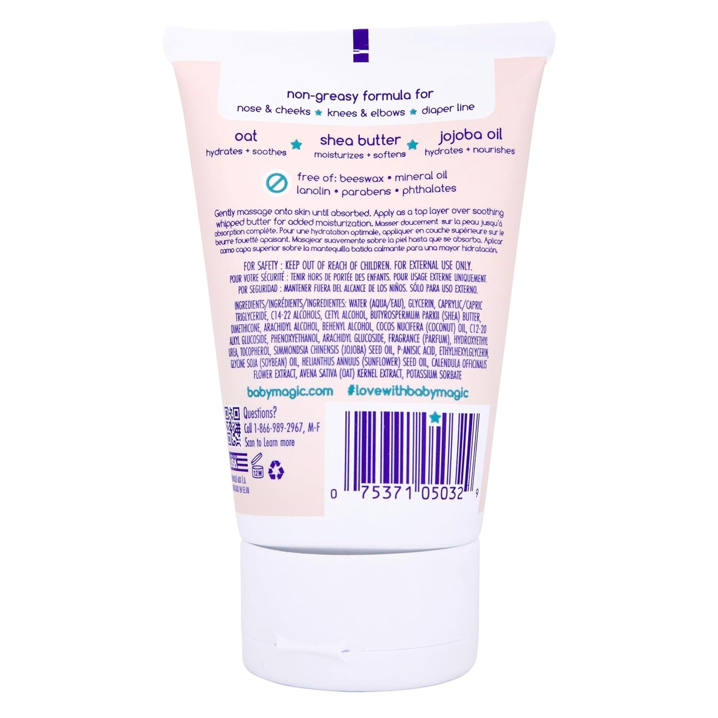 Baby Magic Soothing All-Over Balm, Vanilla & Oat, Hypoallergenic, 4 oz
